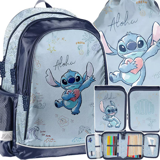 Mokyklinis rinkinys Stitch Blue – Paso