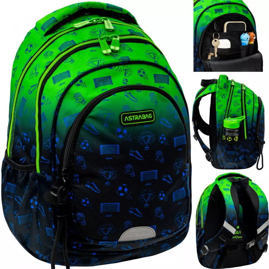Kuprinė Football Ombre – AstraBag
