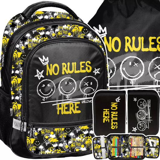 Mokyklinis rinkinys Smiley No Rules 3 dalių – Paso