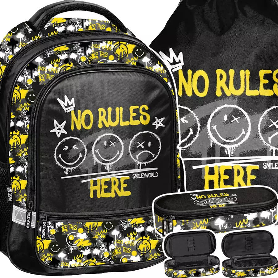 Mokyklinis rinkinys Smiley No Rules 3 dalių – Paso