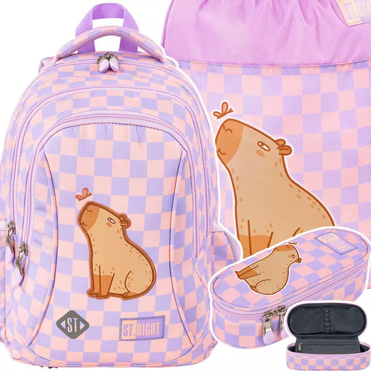 Mokyklinis rinkinys Chill Capybara – St.Right