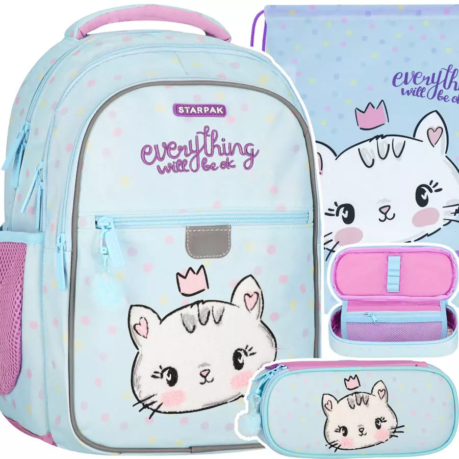 Mokyklinis rinkinys Kitty 3 dalių – Starpak