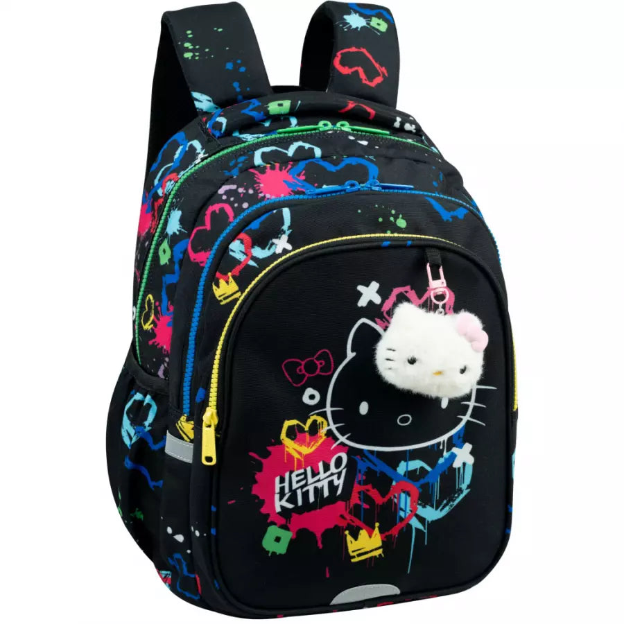 Mokyklinė kuprinė Hello Kitty Black Neon Jerry – CoolPack