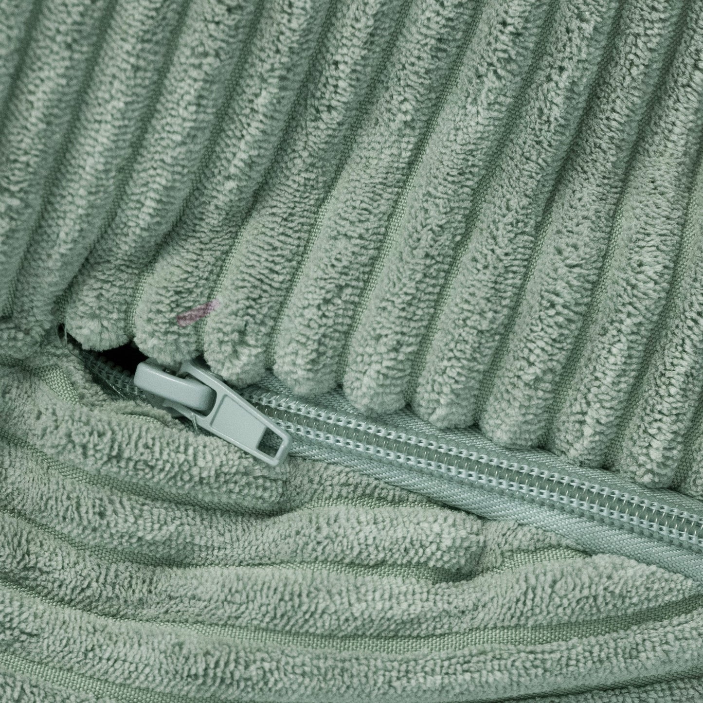 Meškos Formos Fotelis, Žalias, užtrauktukas – vaizdas 6