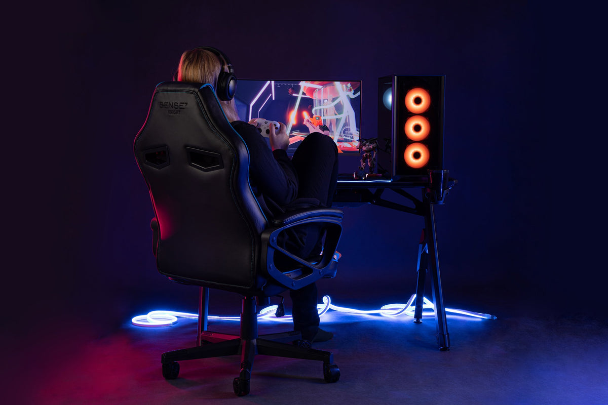 Sense7 Knight žaidimų kėdė paaugliams – nuotrauka 45