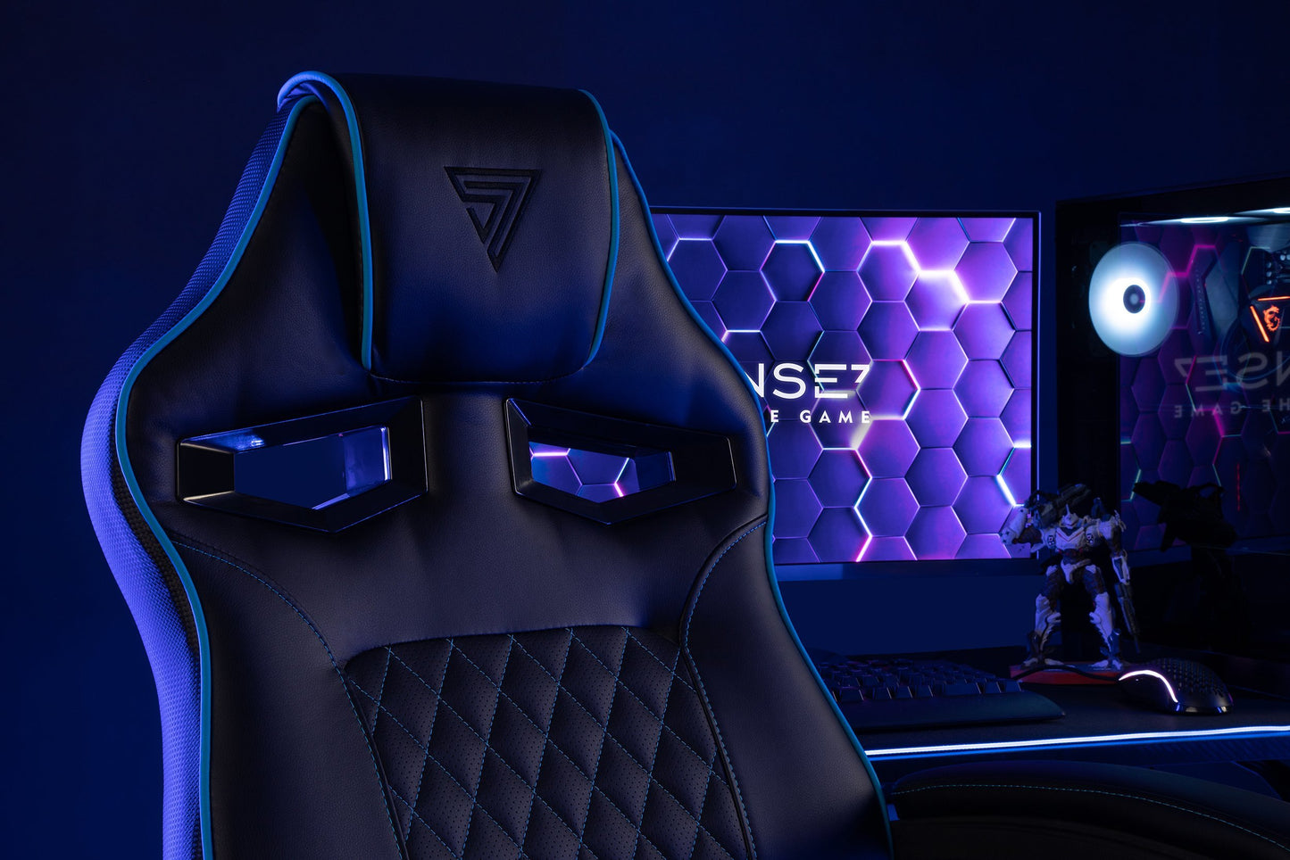Sense7 Knight žaidimų kėdė paaugliams – nuotrauka 46