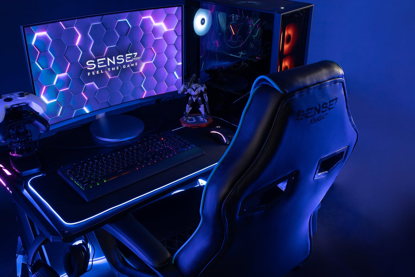 Sense7 Knight žaidimų kėdė paaugliams – nuotrauka 47