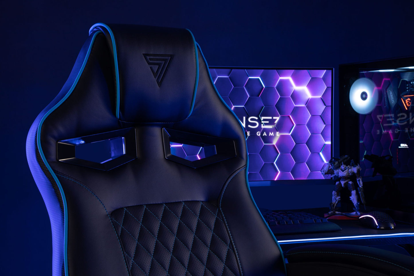 Sense7 Knight žaidimų kėdė paaugliams – nuotrauka 66