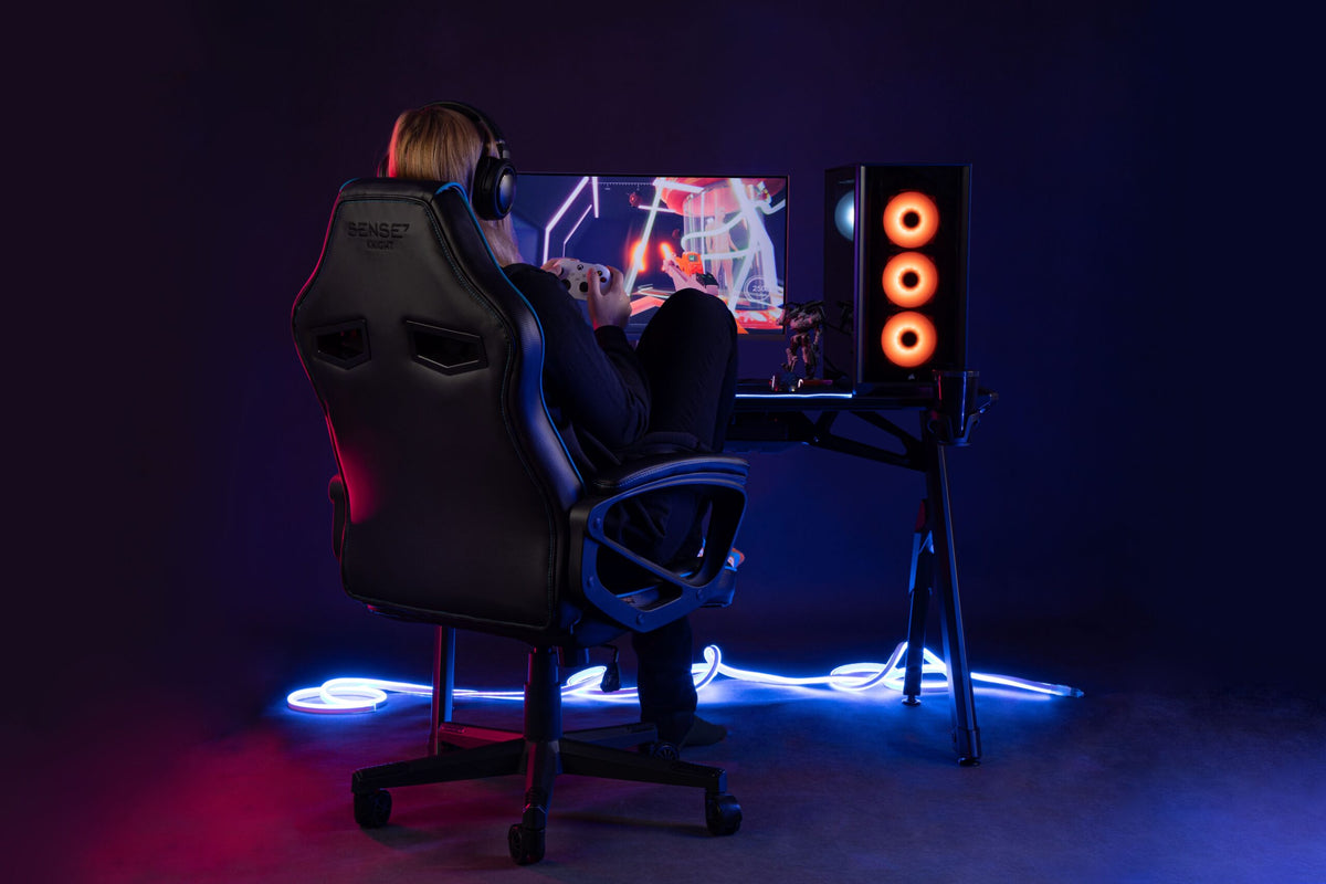 Sense7 Knight žaidimų kėdė paaugliams – nuotrauka 96