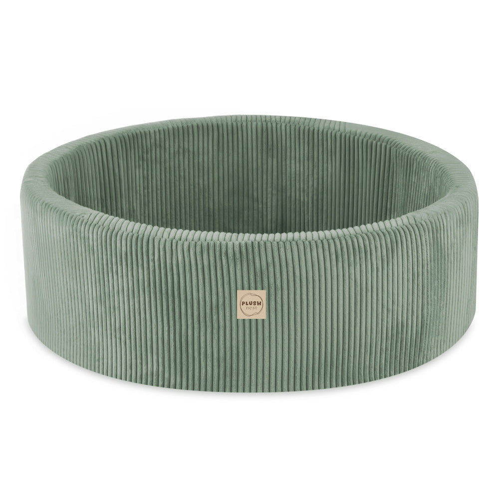 Žaidimų kampelis Plush Nest Sausas baseinas 90x30 cm, žalias – vaizdas 6