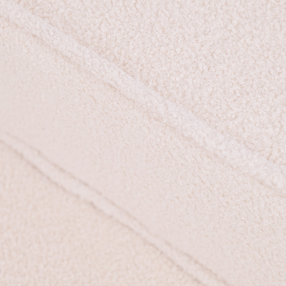 Pliušinis Vaikiškas Fotelis „Avinėlis“, Kreminis, naudojamas kaip gultukas – vaizdas 7