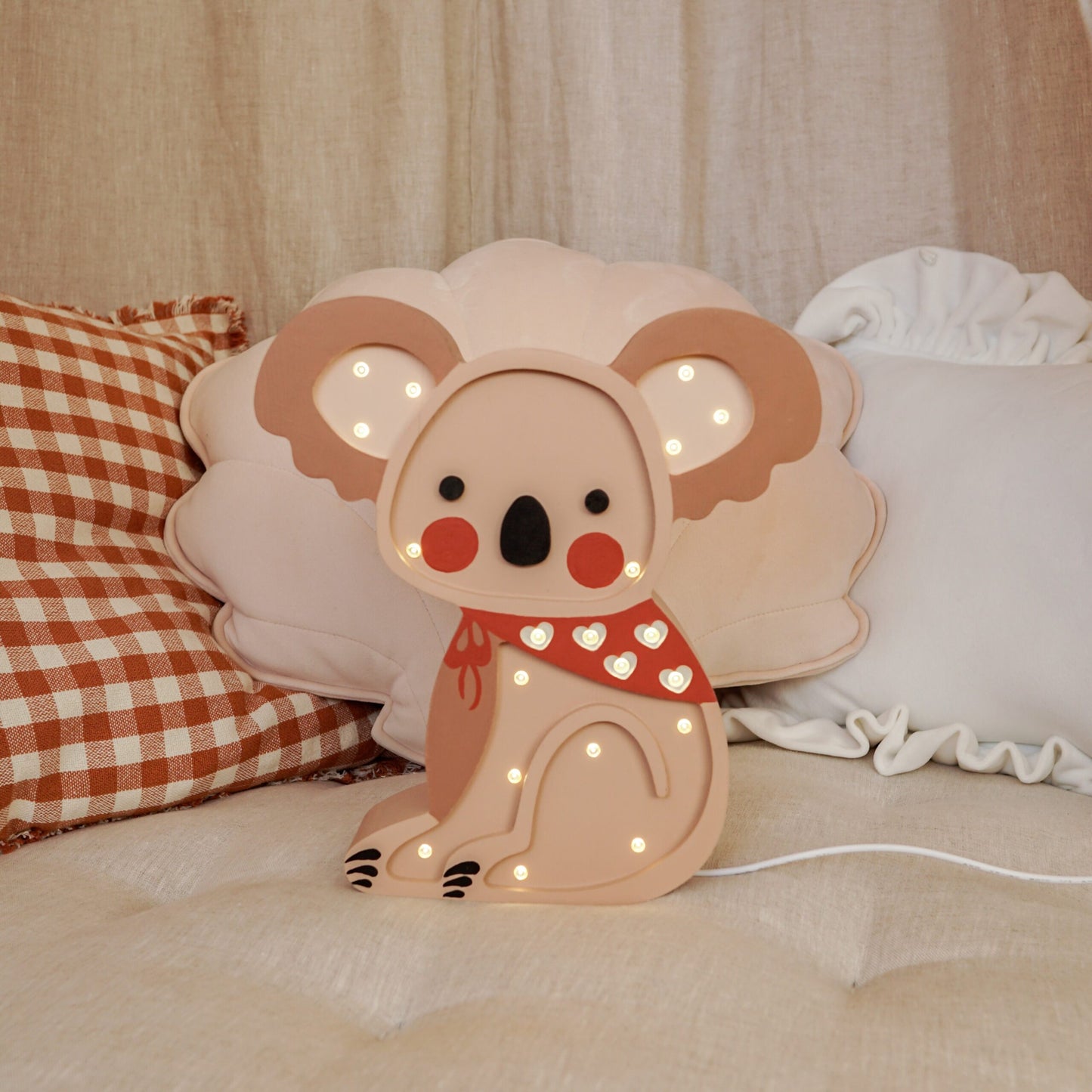 Medinė lempa "Koala"