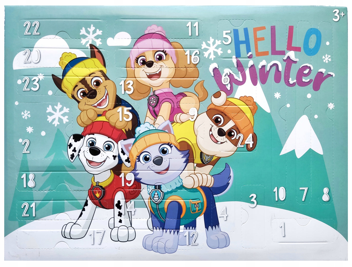 PAW Patrol Advento Kalendorius: Šunų Aksesuarai ir Kūrybingi Žaislai – vaizdas 3