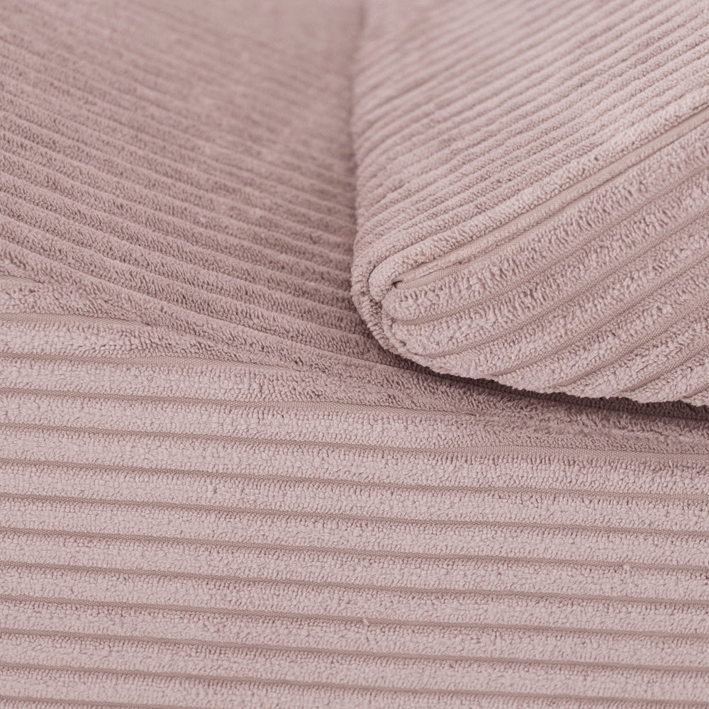 Modulinis pliušinis vaikų gultas „Lizdas“, šviesiai rožinis – vaizdas 2