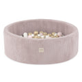 PLUSH NEST Aksominis Kamuoliukų Baseinas, Šviesiai Rožinis, 90x30 cm – pagrindinis vaizdas