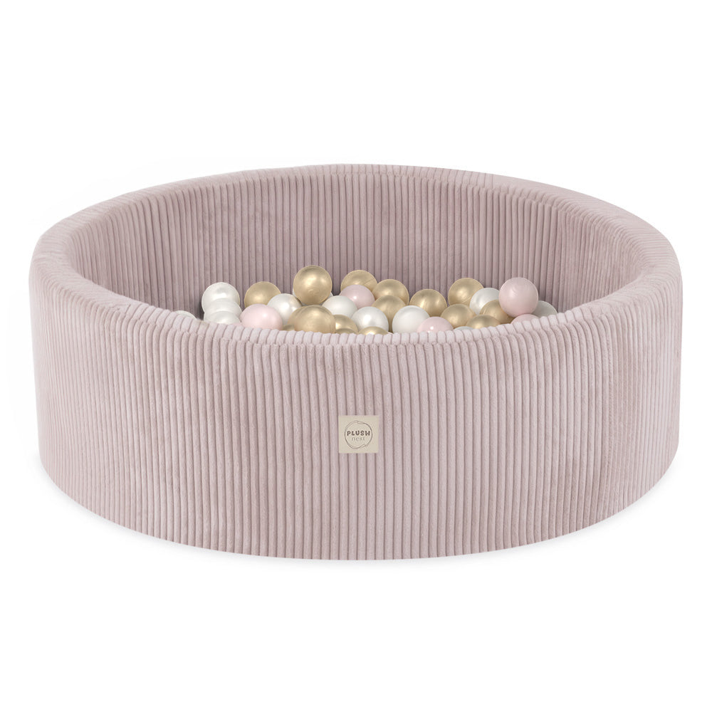 PLUSH NEST Aksominis Kamuoliukų Baseinas, Šviesiai Rožinis, 90x30 cm – pagrindinis vaizdas