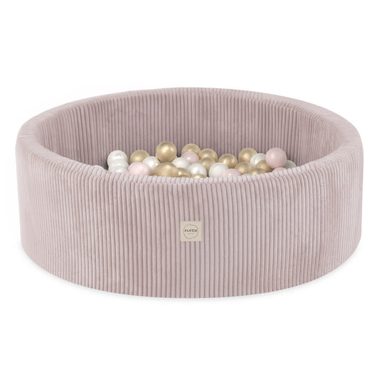 PLUSH NEST Aksominis Kamuoliukų Baseinas, Šviesiai Rožinis, 90x30 cm – pagrindinis vaizdas