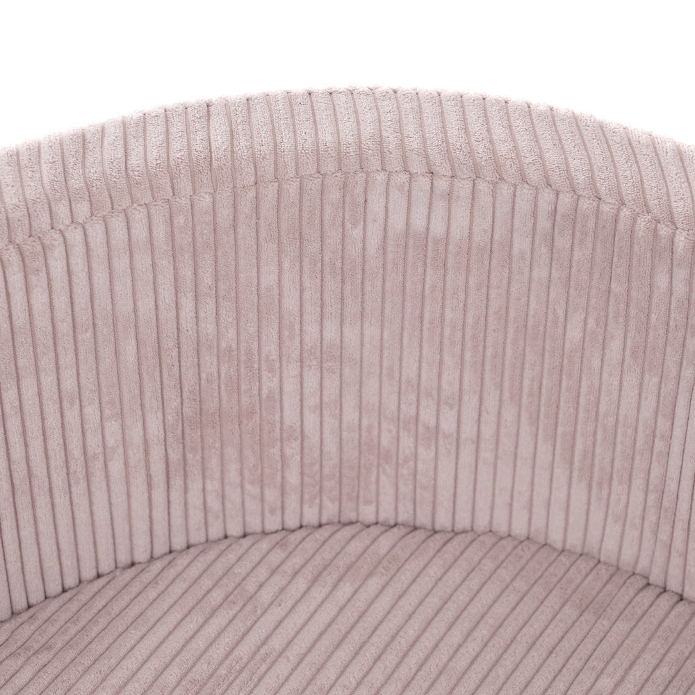 PLUSH NEST Aksominis Kamuoliukų Baseinas, Šviesiai Rožinis – vaizdas 3
