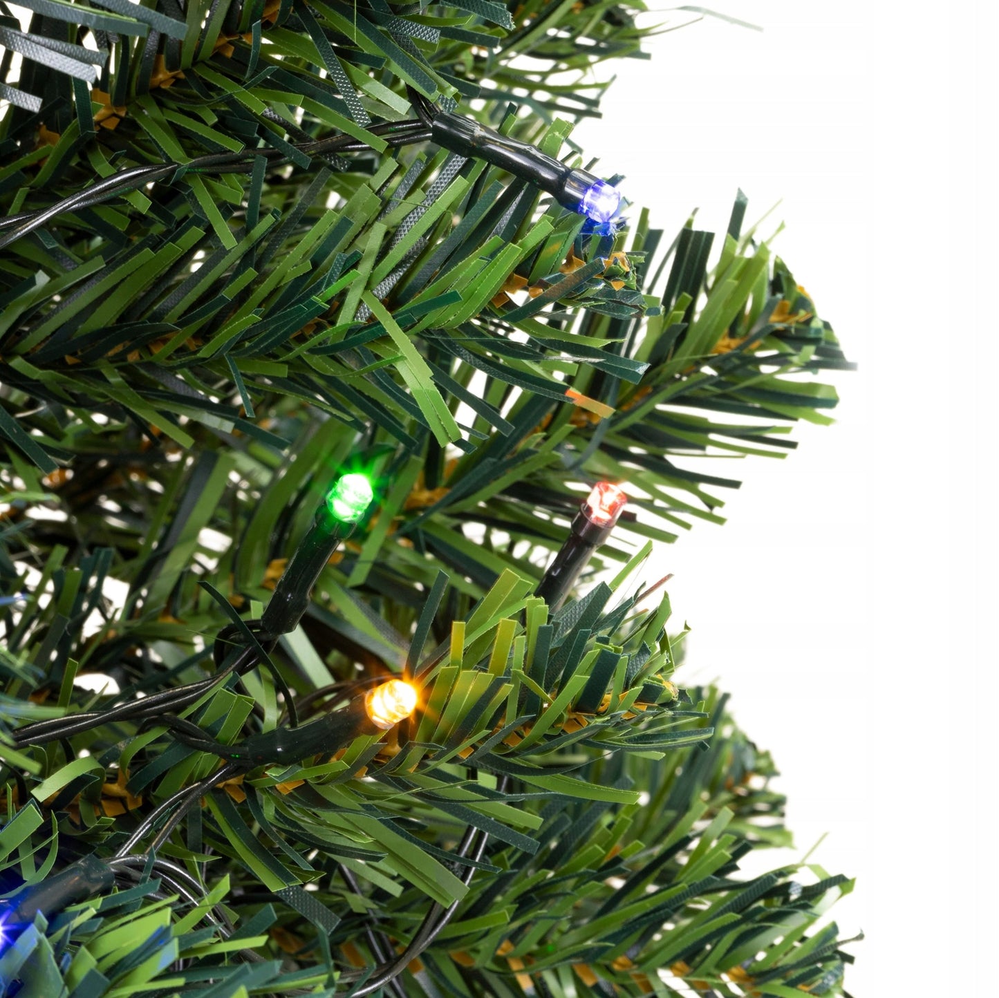 Dirbtinė Kalėdų eglutė su LED lemputėmis 90 cm