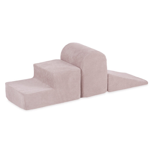 Premium Velvetinis 3 Elementų Minkštas Žaidimų Rinkinys Vaikams, Šviesiai Rožinis – pagrindinis vaizdas