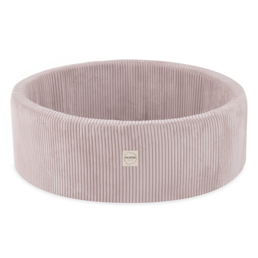 Rožinis PLUSH NEST baseino audinio tekstūra – vaizdas 9