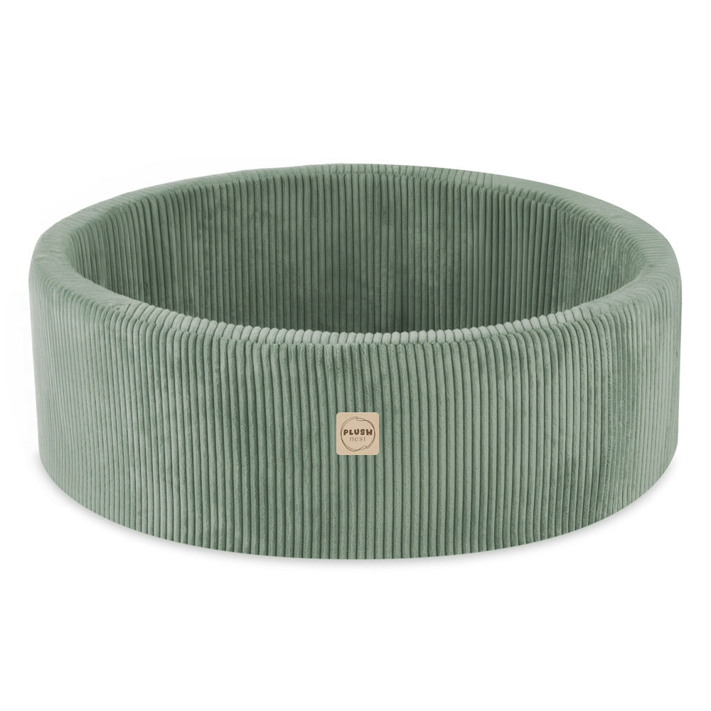 Pliušinis kamuoliukų baseinas ir triangulas, žalios spalvos komplektas – vaizdas 6