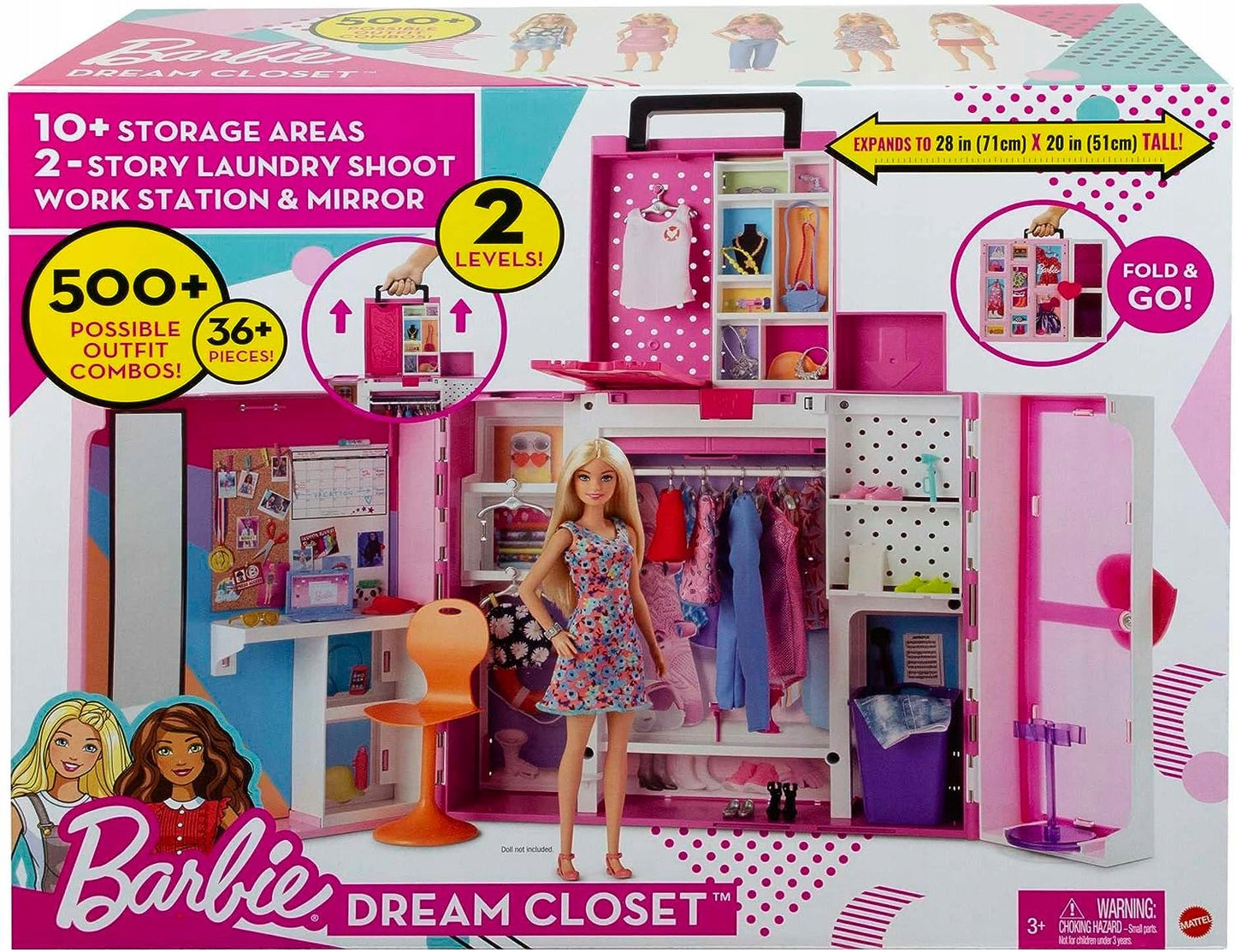 Barbie „Dream Wardrobe“ drabužių spinta, EAN kodas – vaizdas 6