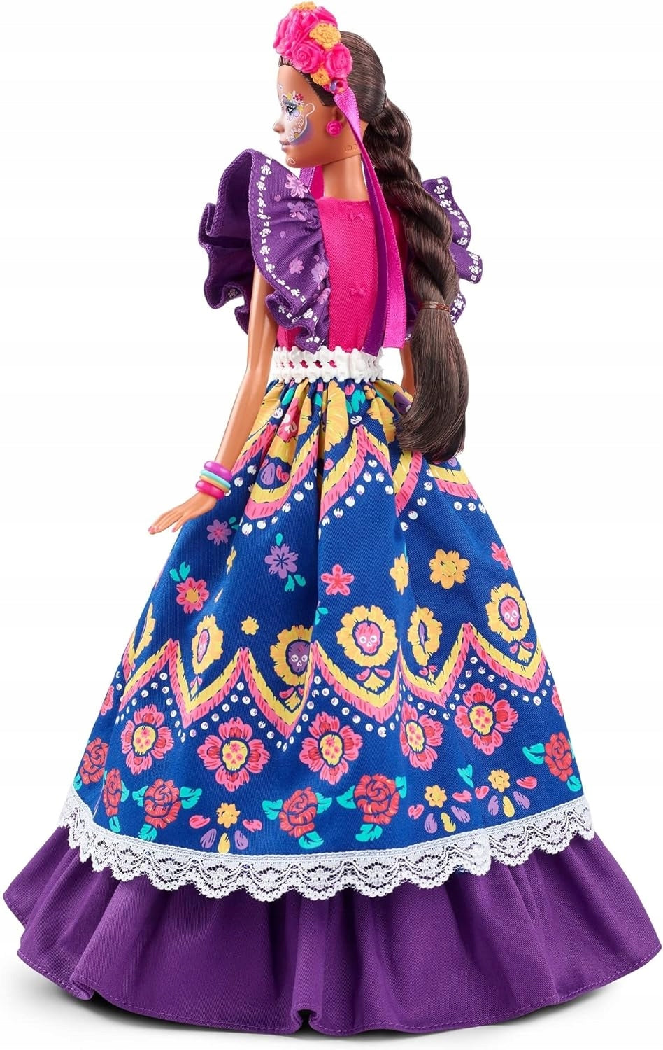 Barbie kolekcinė lėlė Día de Muertos 2022, rekomenduojamas amžius 3+ – vaizdas 10