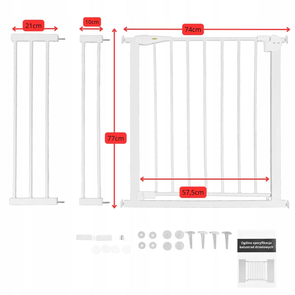 Apsauginis turėklų vartų barjeras vaikams – vaizdas 9