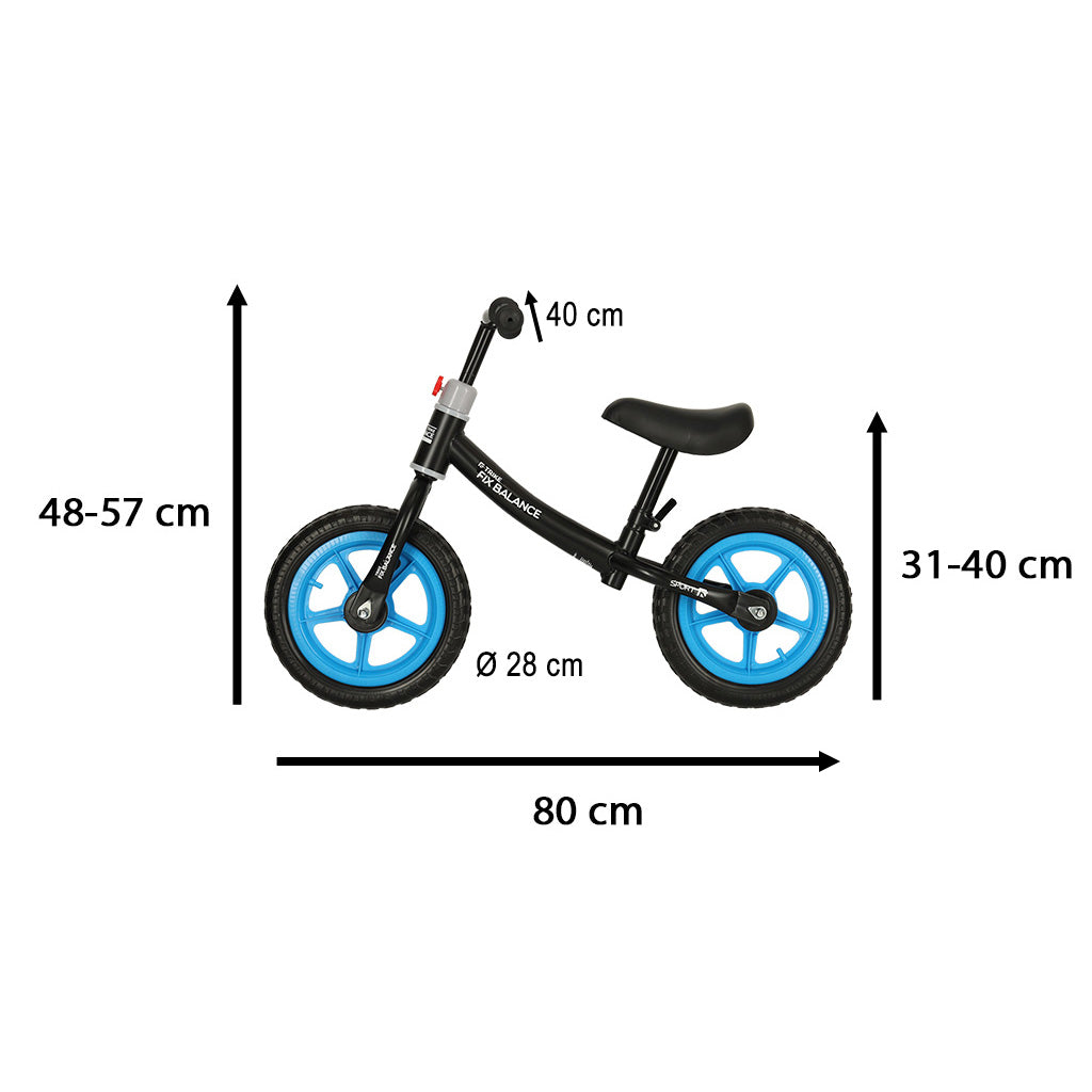 Balansinis dviratukas Trike Fix Balance juodas
