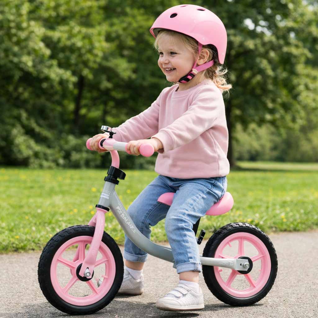 Balansinis dviratukas Trike Fix Balance, baltas–rožinis