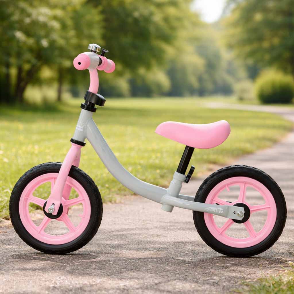 Balansinis dviratukas Trike Fix Balance, baltas–rožinis