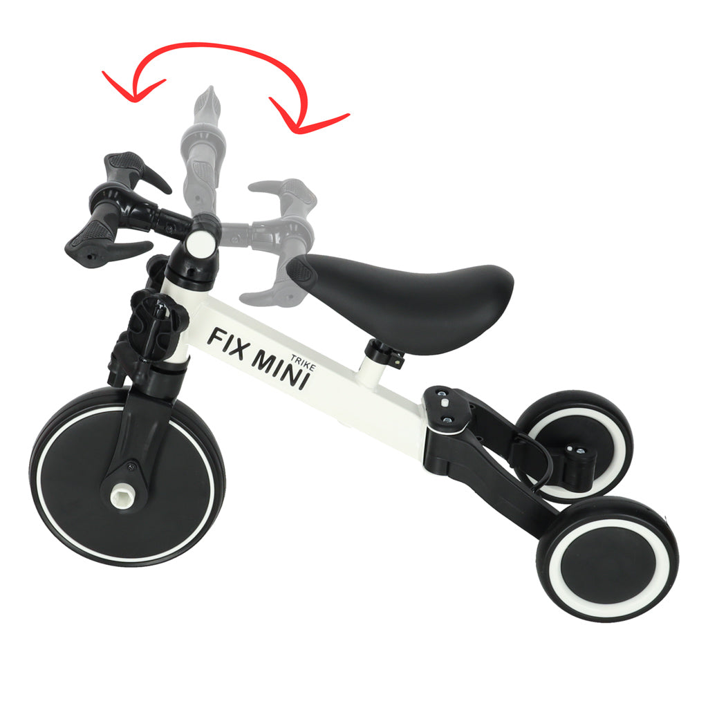 Balansinis dviratukas–triratukas Trike Fix Mini 3in1 su pedalais, juodas