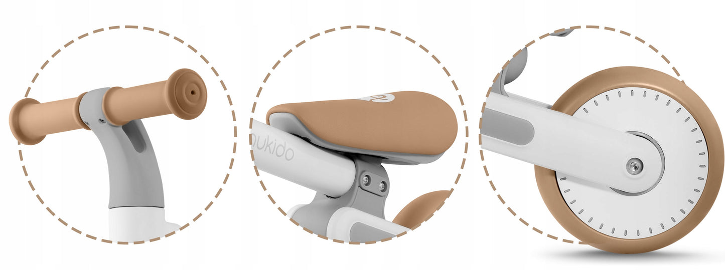 Nukido Pusiausvyros Dviratis Triratukas, plieninis rėmas – vaizdas 5