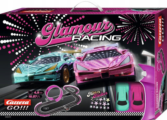 Carrera GO!!! - Girls Power Glamour Racing 49m Automobilių Trasa + 2 Automobiliai (Modelis 62579) - pagrindinis vaizdas