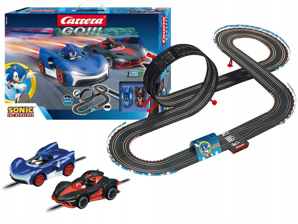 Carrera GO!!! - Automobilių Takas su 49 m Kilpa Sonic + 2 Automobiliai (Modelis 62566) - vaizdas 3