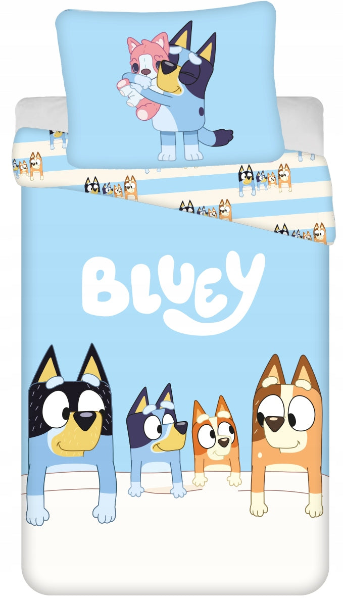Dvipusė vaikiška patalynė Bluey Bingo, 140x200 cm – pagrindinis vaizdas