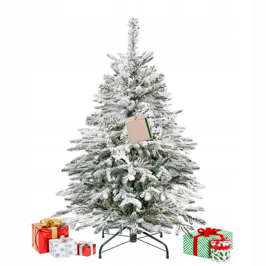 Dirbtinė Kalėdų eglutė 120 cm, tanki, su sniego efektu - pagrindinis vaizdas