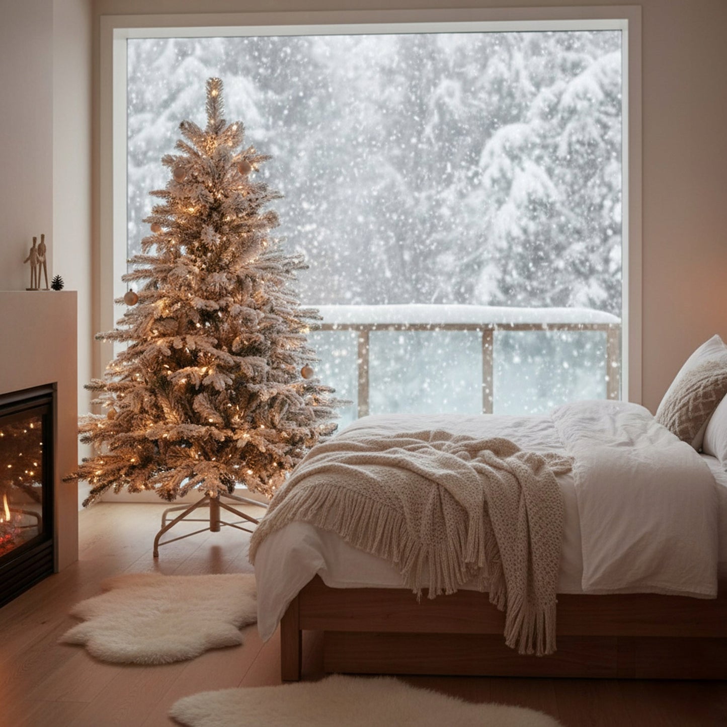 Dirbtinė Kalėdų eglutė „Premium“ 180 cm, tanki, su sniego efektu - vaizdas 8