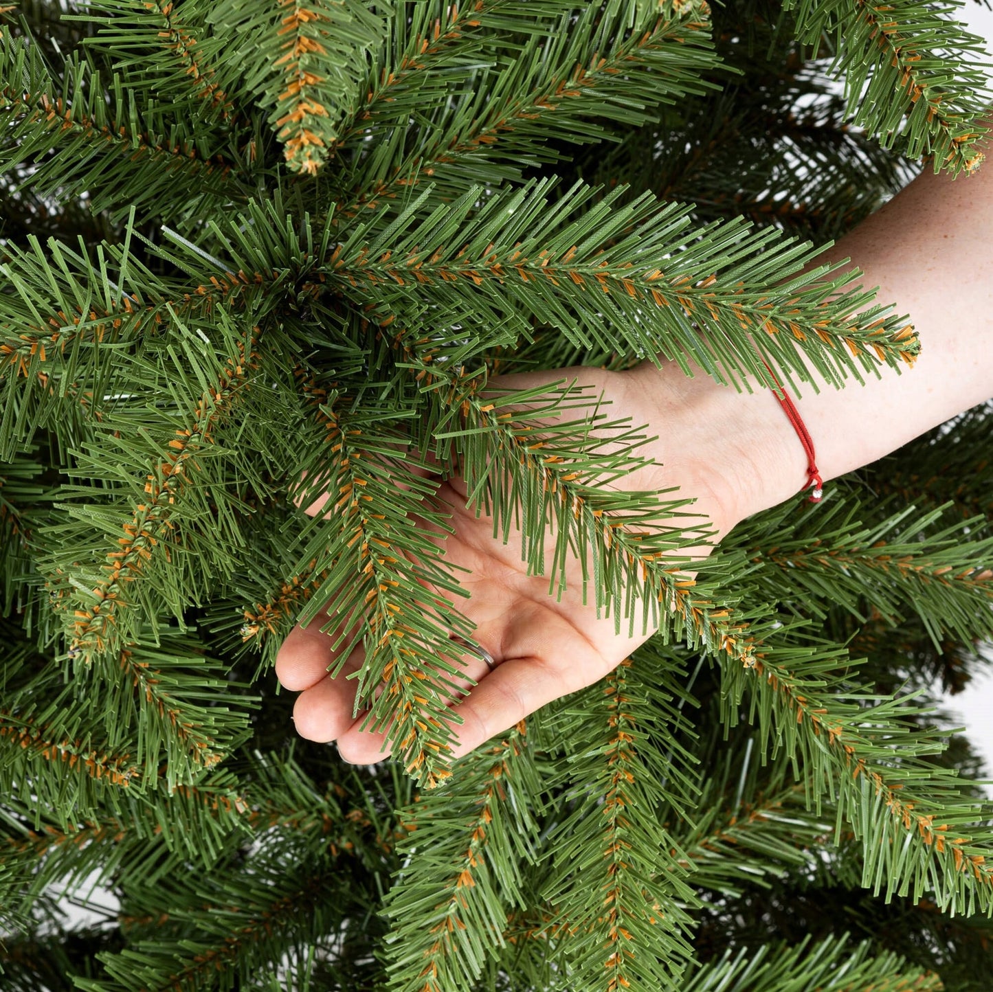 Dirbtinė eglutė Šiaurės Kaukazo eglė 120 cm, tanki ir natūraliai atrodo kaip gyva, PREMIUM klasės - vaizdas 7