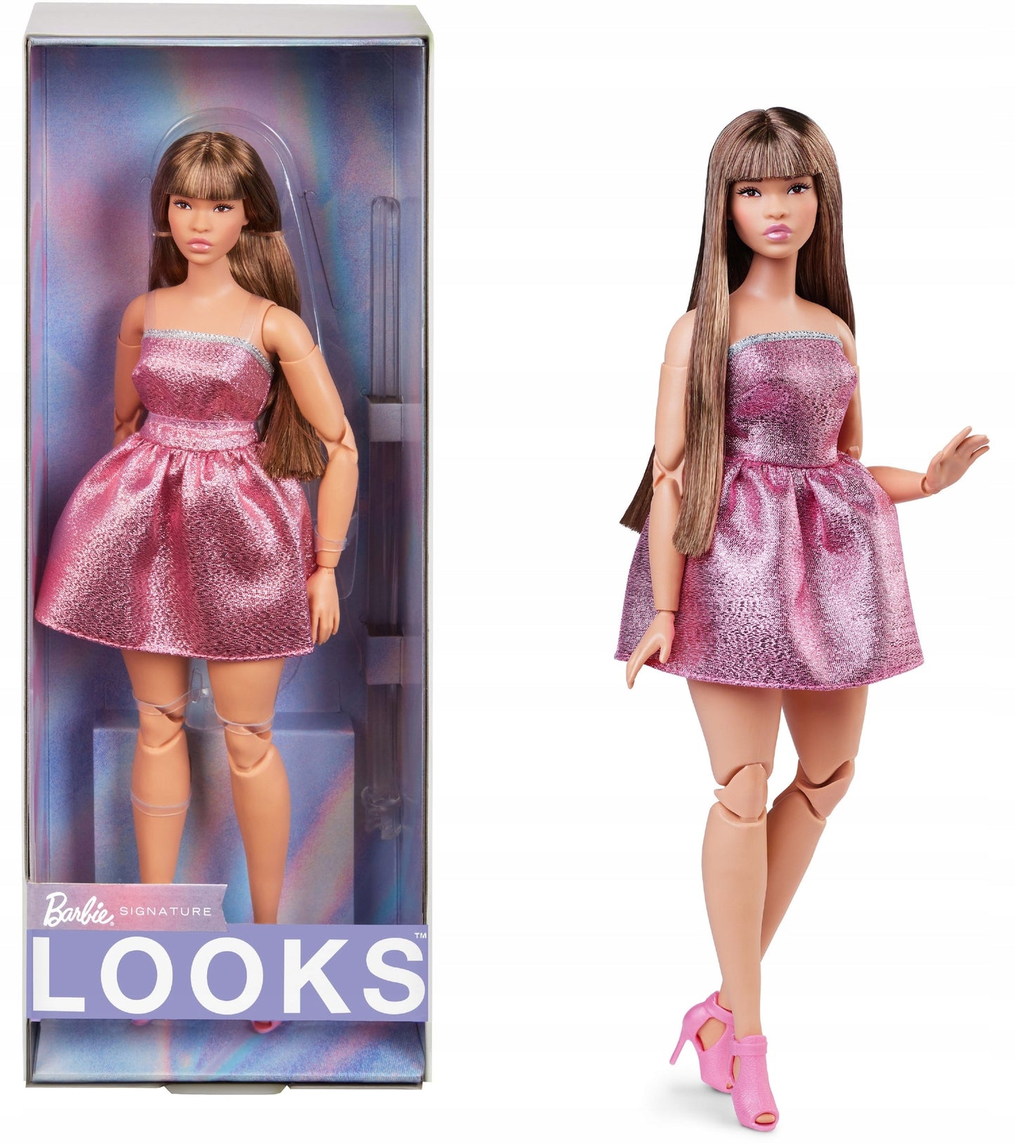 Barbie kolekcinė lėlė Pink Signature Dress #24 HRM16, prekės ženklas – vaizdas 2
