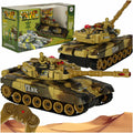Nuotoliniu būdu valdomas tankas RC War Tank 9993 2.4 GHz, dykumos