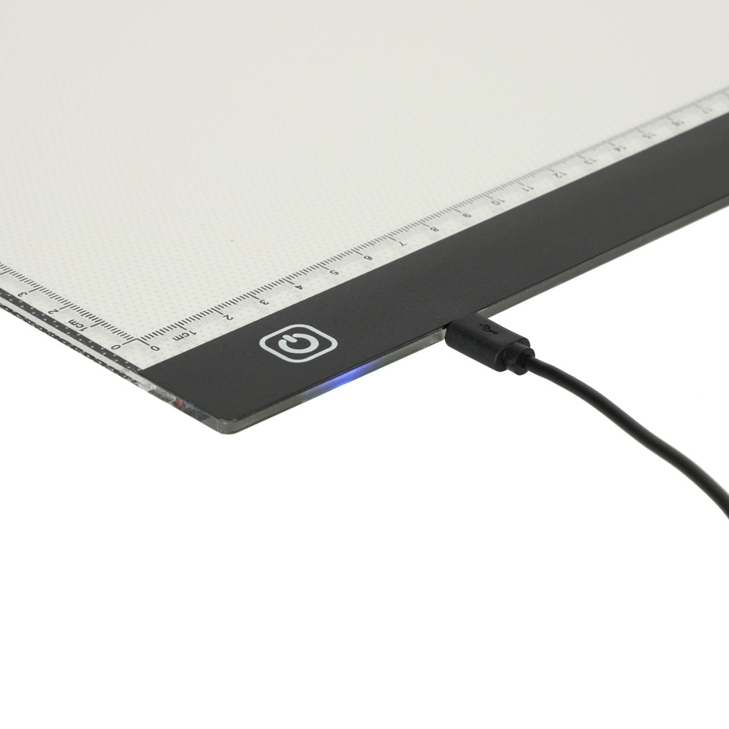Šviečianti piešimo planšetė A3 su LED apšvietimu ir USB maitinimu