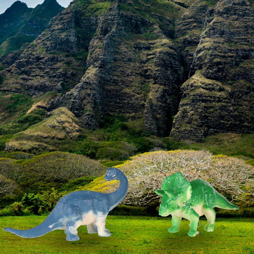 Archeologinis rinkinys: dinozaurų kiaušinių iškasenos su 12 figūrėlių