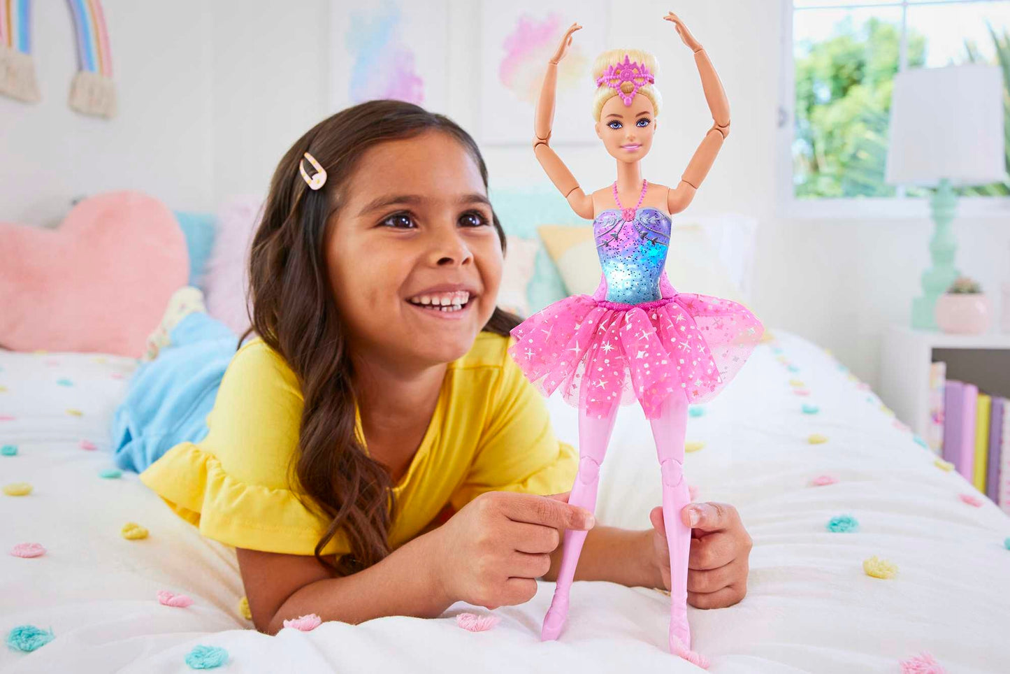Barbie Dreamtopia balerina HLC25, medžiagos: kartonas, plastikas, audinys – vaizdas 5