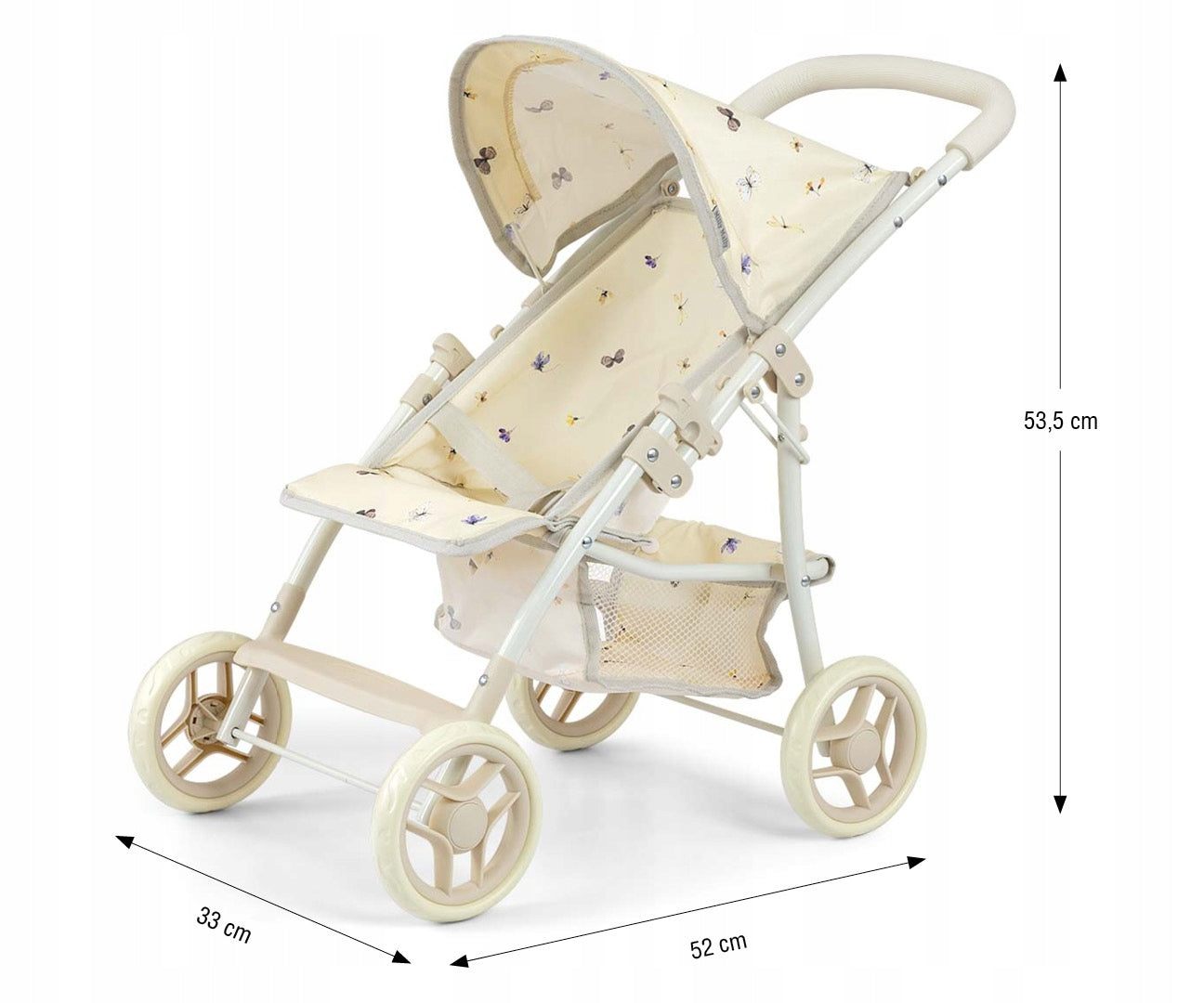 Lėlių vežimėlis Milly Mally Natalie 3+, lengvas vežimėlio tipas – vaizdas 7