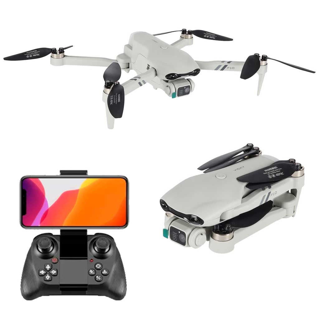 Radijo bangomis valdomas dronas 4DRC F10 su kamera ir GPS