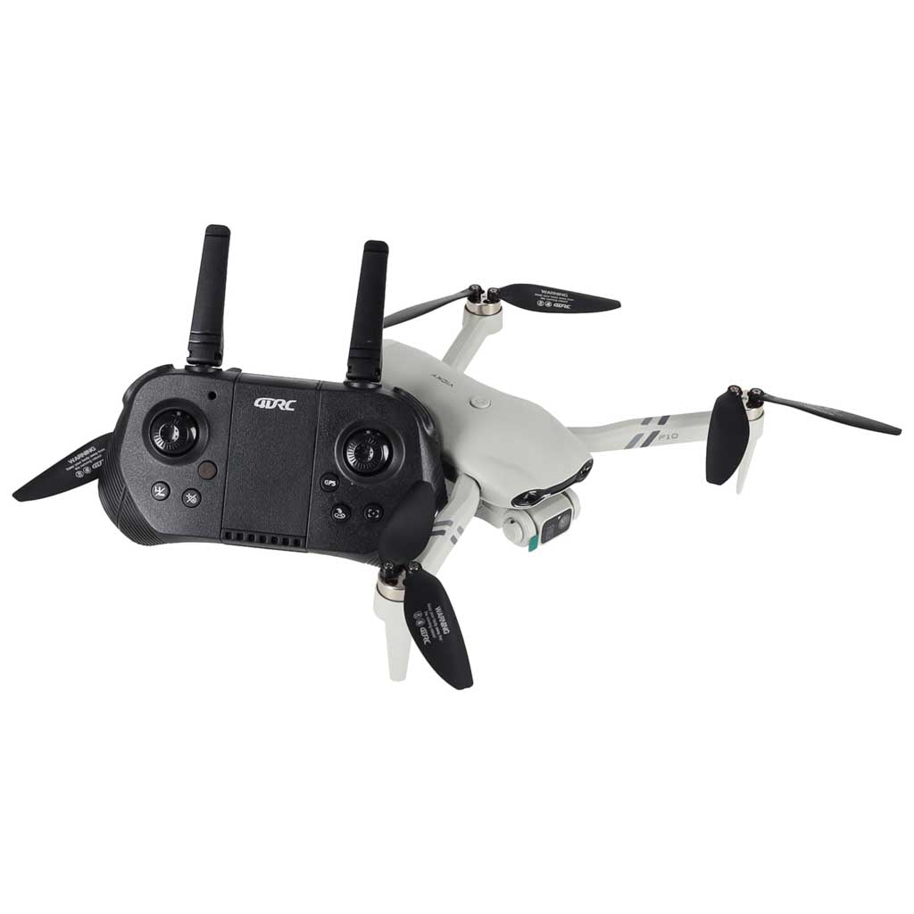 Radijo bangomis valdomas dronas 4DRC F10 su kamera ir GPS