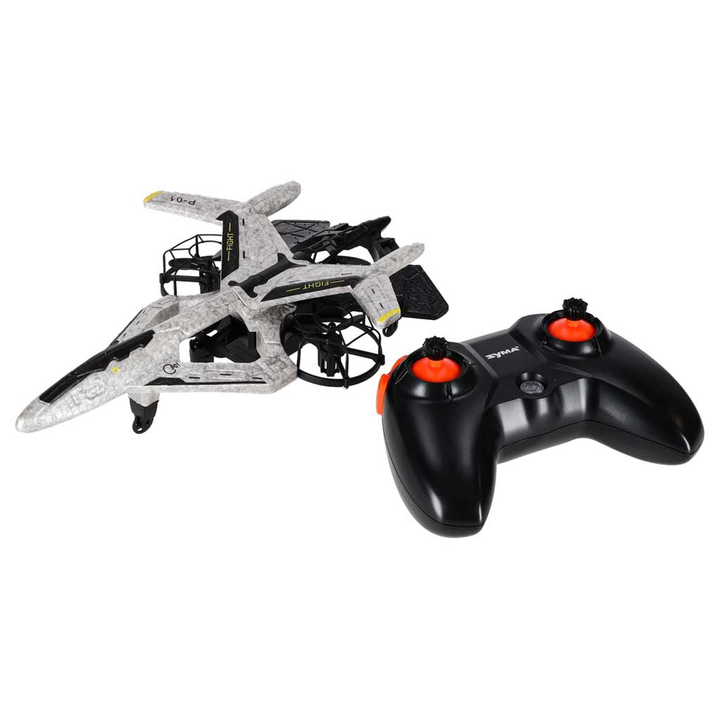 Dronas Syma P01 lėktuvo formos, LED, 2,4 GHz, 13 specialių funkcijų, salto
