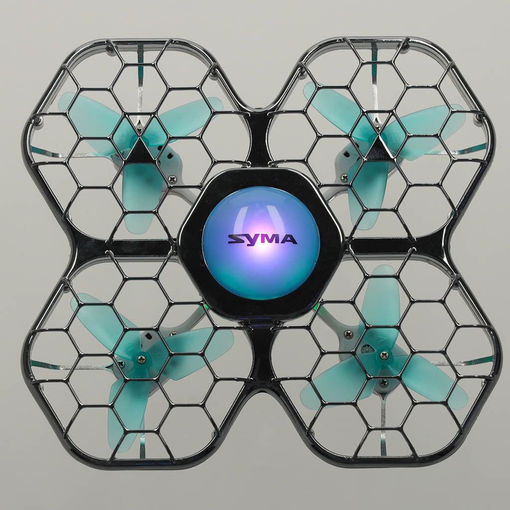 Syma X26PRO RC dronas su 2.4GHz ir Wi-Fi, juodas